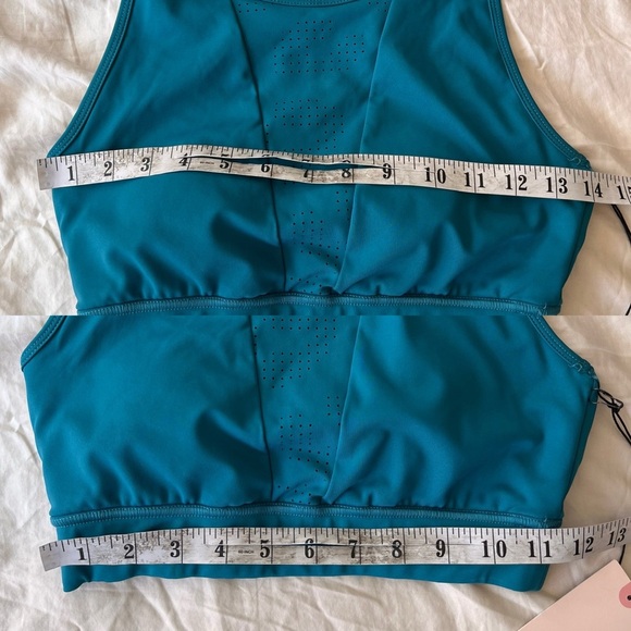 NWT Sincerely Jules Active Teal Racerback Sports Bra S - Picture 8 of 10